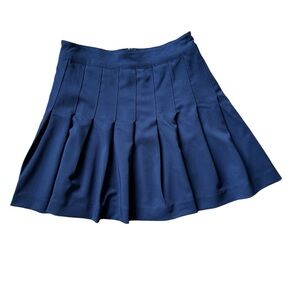 Love Tree brand blue pleated skirt size Small